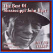 Album cover art for the aim release 'Ain't No Tellin' by Mississippi John Hurt